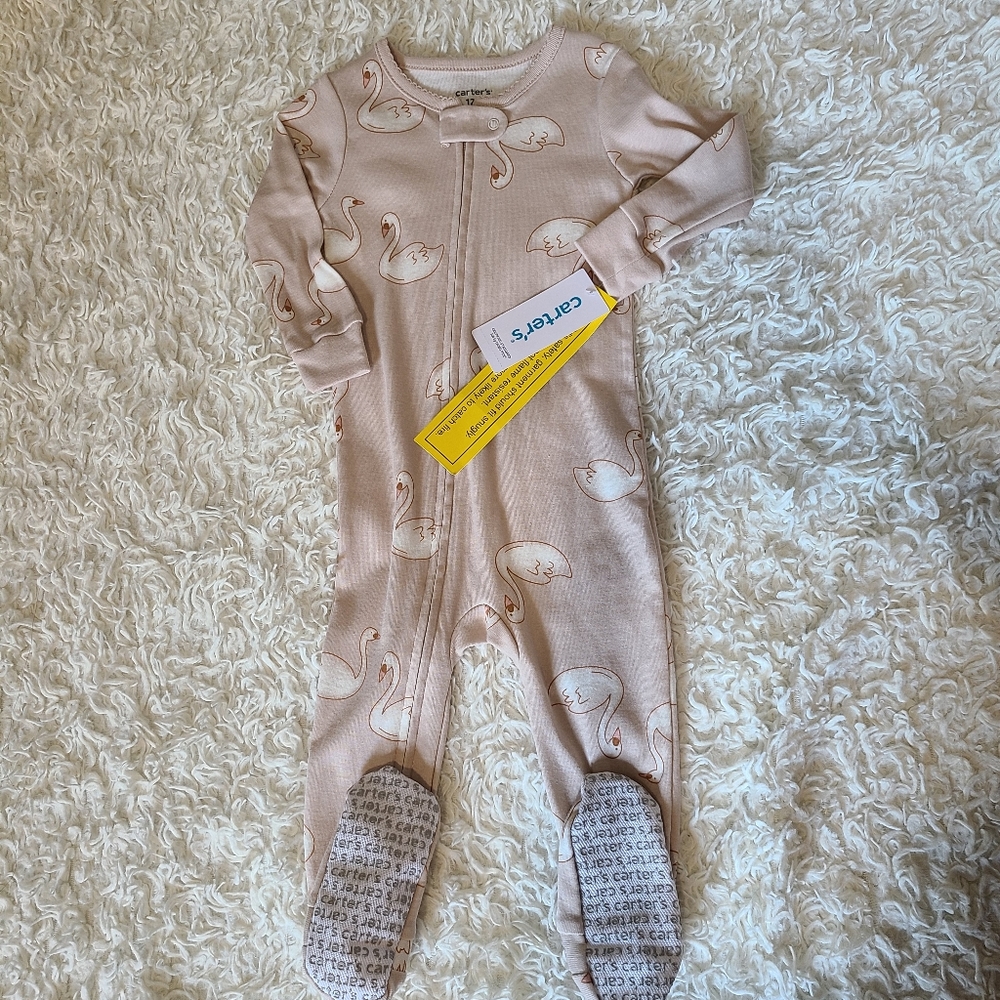 Carter's Zip-up Footed Pajamas